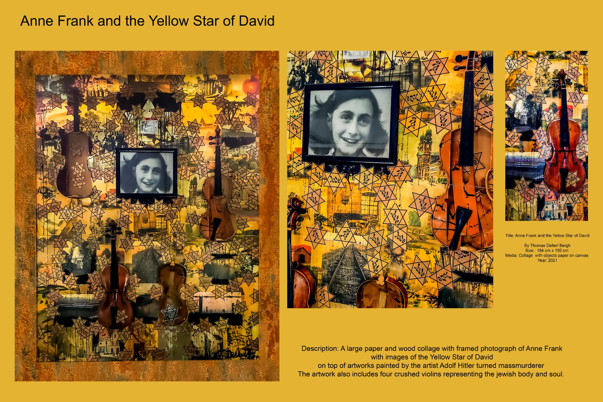  Anne Frank and the star of David  copy